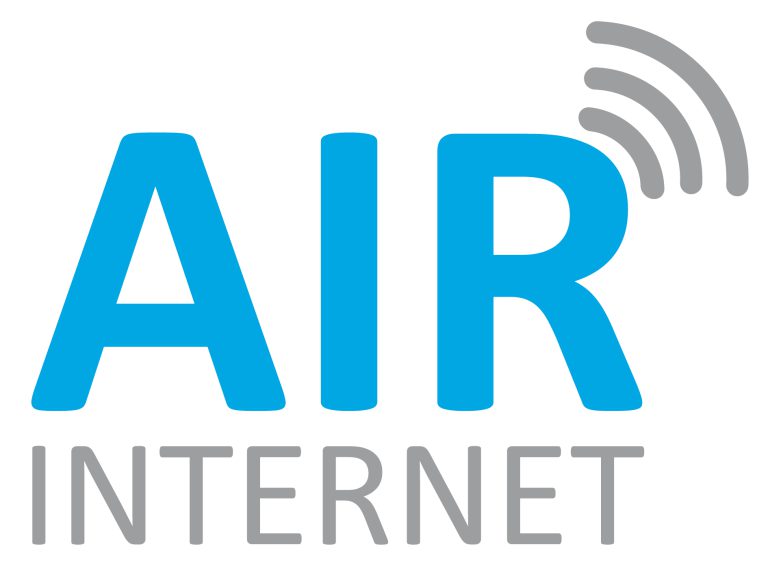 AirInternet connected by QCS logo 2022